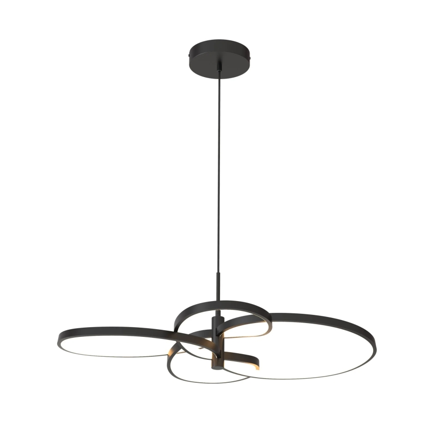 LED lustra uz troses RIBBON LED/37W/230V 4000K melna