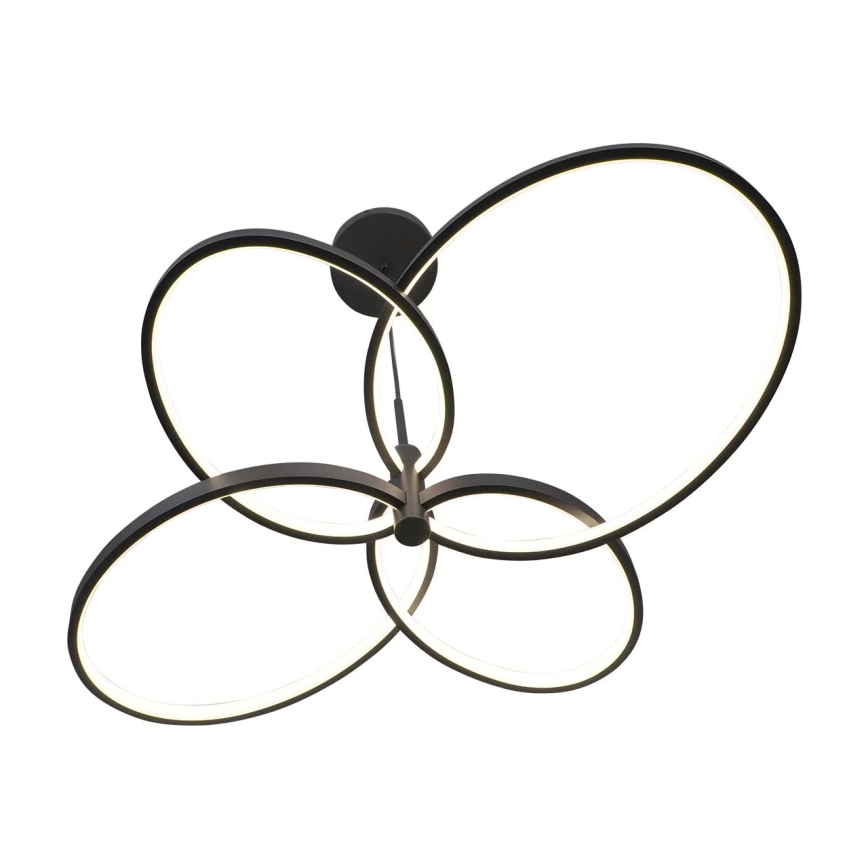 LED lustra uz troses RIBBON LED/37W/230V 4000K melna