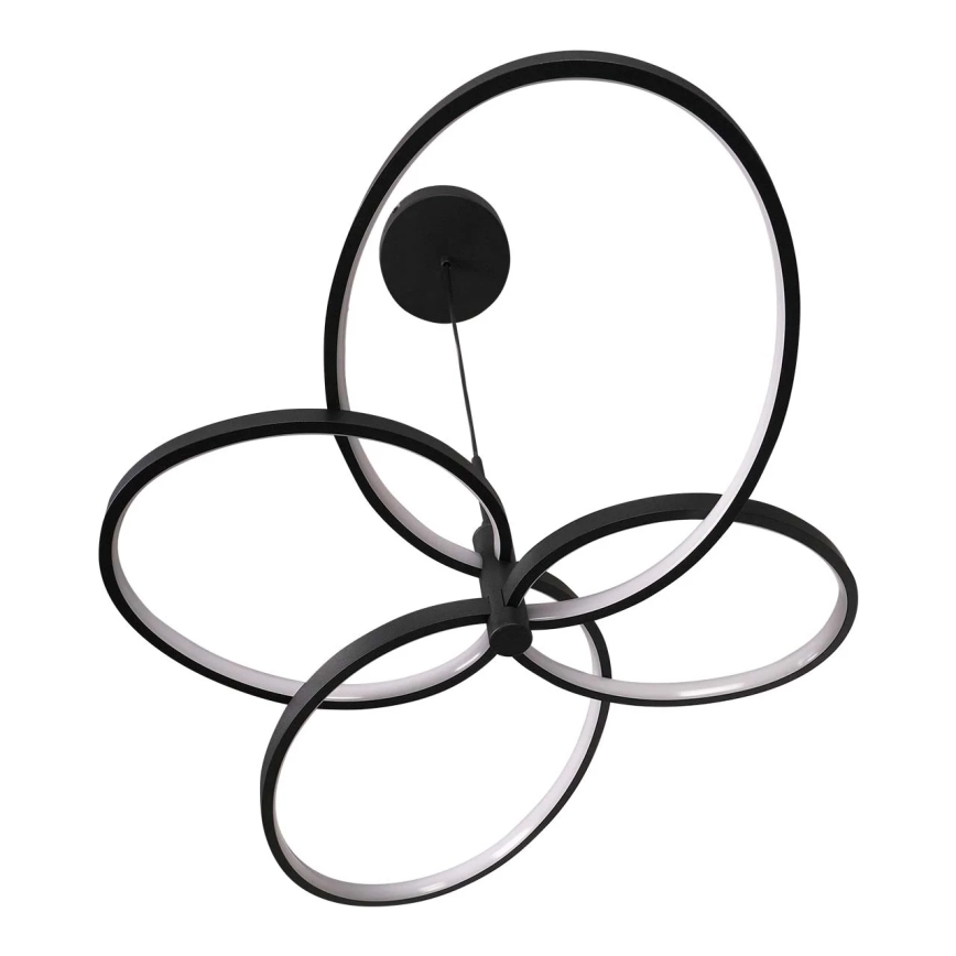 LED lustra uz troses RIBBON LED/37W/230V 4000K melna