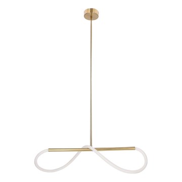 LED lustra uz troses SUPREME LED/18W/230V 80 cm zelta krāsā