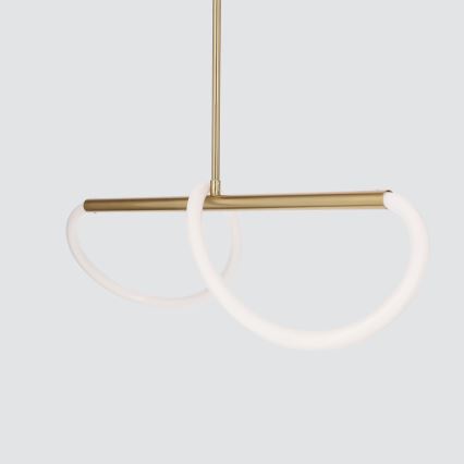 LED lustra uz troses SUPREME LED/18W/230V 80 cm zelta krāsā