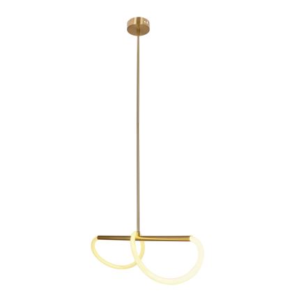 LED lustra uz troses SUPREME LED/18W/230V 80 cm zelta krāsā