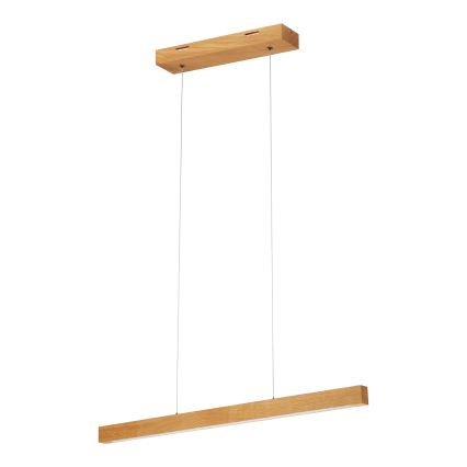 LED lustra uz troses VERDE LED/18W/230V 3000K 76 cm ozols