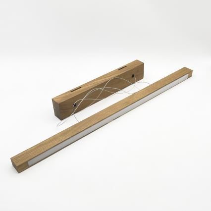 LED lustra uz troses VERDE LED/18W/230V 3000K 76 cm ozols