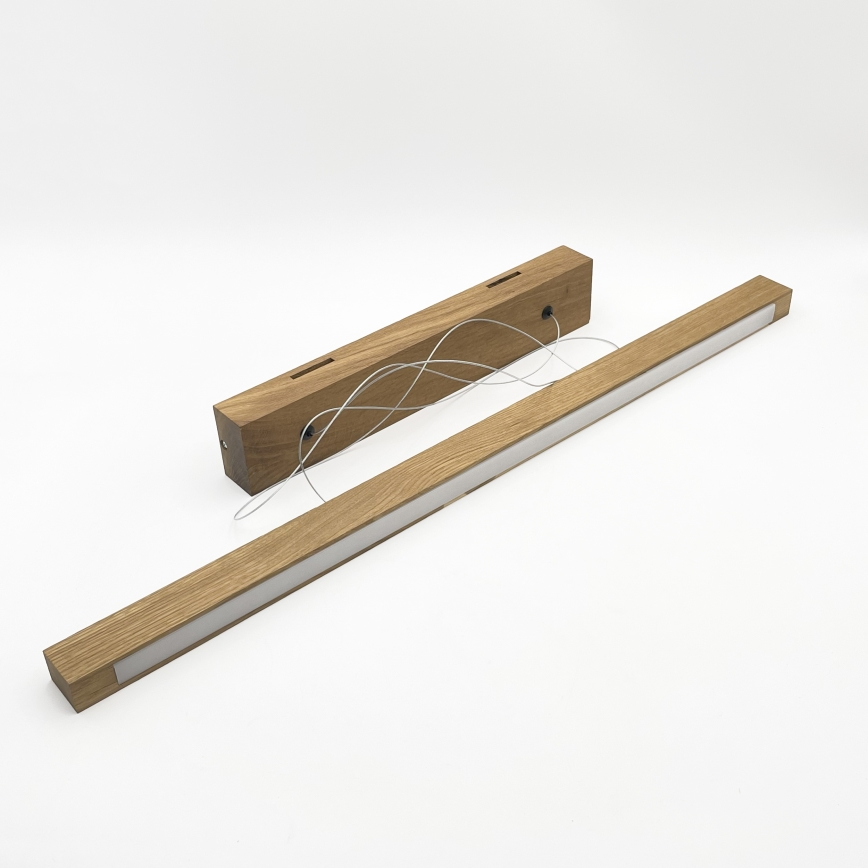 LED lustra uz troses VERDE LED/18W/230V 3000K 76 cm ozols