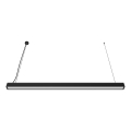 LED lustra uz troses/virsmas stiprināma LED/44W/230V 4000K 120 cm melna
