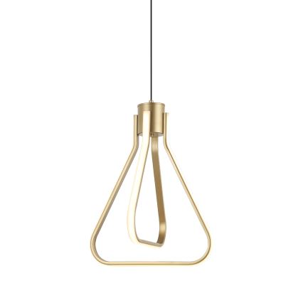 LED lustra uz troses ZING LED/19W/230V zelta