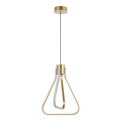 LED lustra uz troses ZING LED/19W/230V zelta