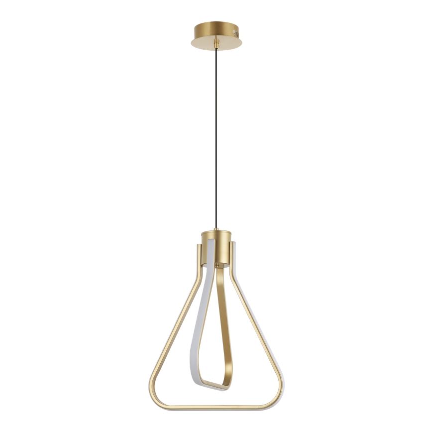 LED lustra uz troses ZING LED/19W/230V zelta