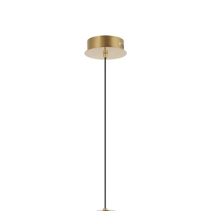LED lustra uz troses ZING LED/19W/230V zelta