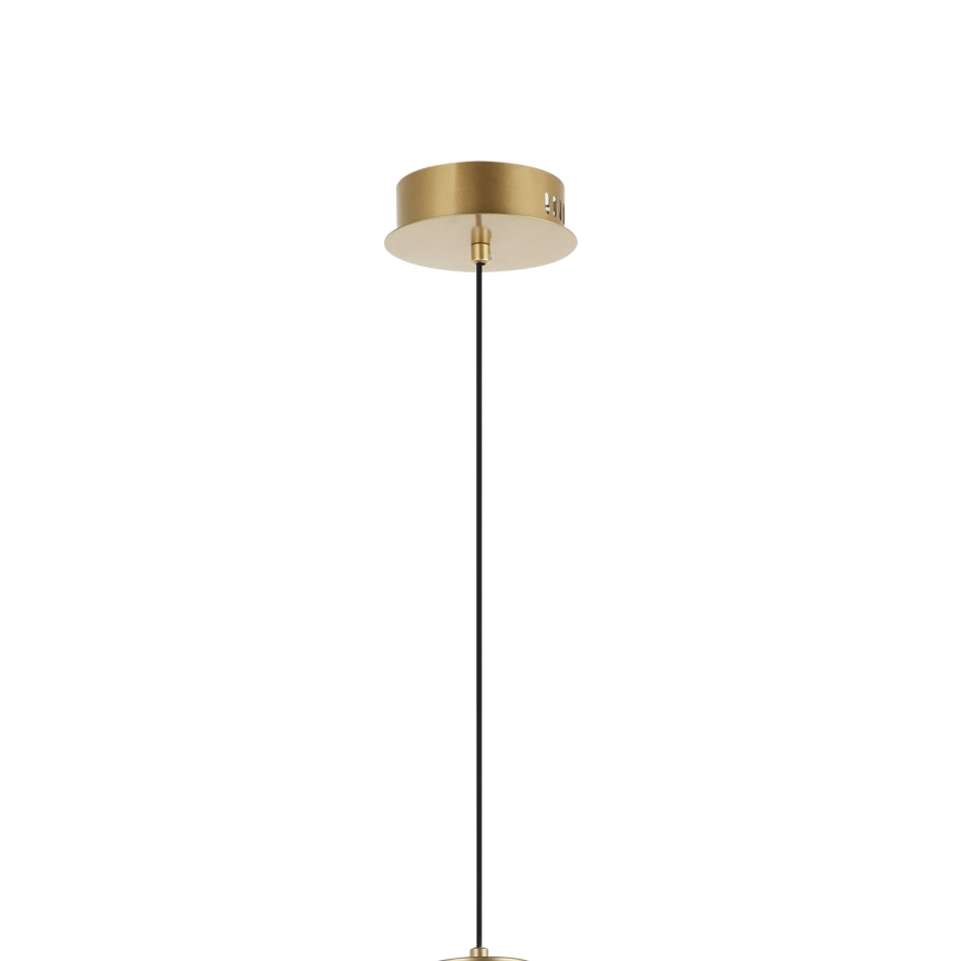 LED lustra uz troses ZING LED/19W/230V zelta