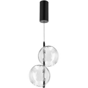 LED lustra uz vada PLAYA LED/10W/230V melna
