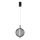 LED lustra uz vada PUMA LED/10W/230V diametrs 20 cm melna