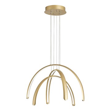 LED lustrs uz kabeļa MEGAN LED/41W/230V zelta krāsā