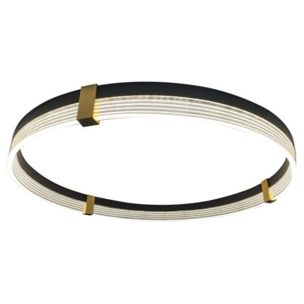 LED lustrs uz troses TRIANGLE LED/40W/230V 3000/4000/6000K diam. 60 cm melns