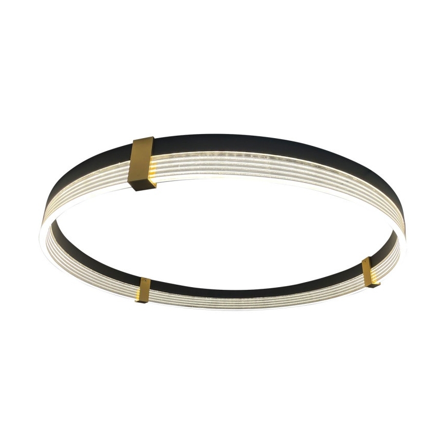 LED lustrs uz troses TRIANGLE LED/40W/230V 3000/4000/6000K diam. 60 cm melns