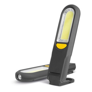 LED Magnētisks lukturītis LED/3W/3xAAA