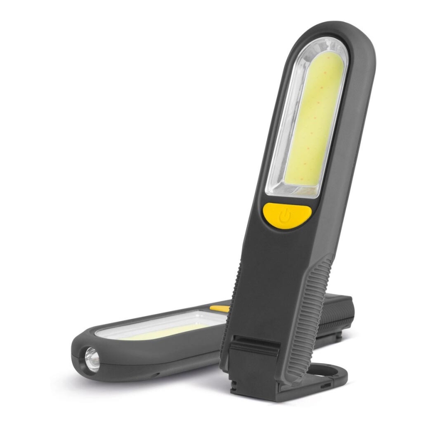 LED Magnētisks lukturītis LED/3W/3xAAA