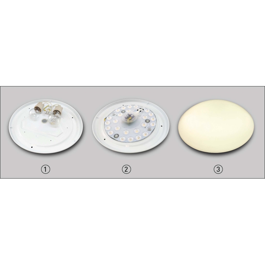 LED Magnētisks modulis LED/12W/230V d. 12,5 cm 3000K