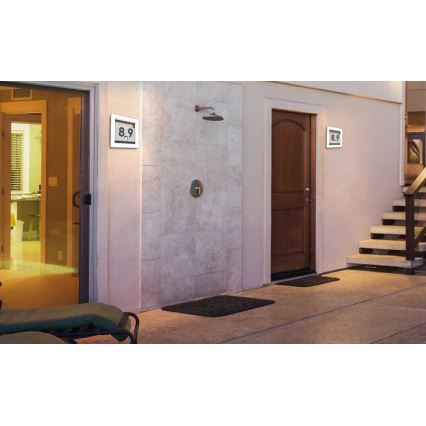 LED Mājas numurs ALICE LED/13W/230V IP44 3000K antracīta