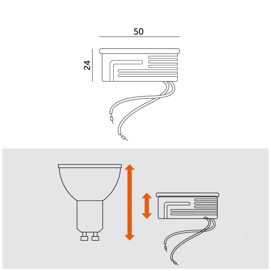 LED Modulis LED/6,5W/230V 6000K
