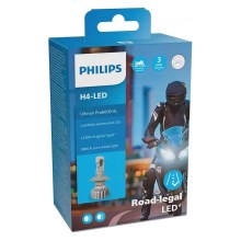LED Motociklu spuldze Philips ULTION 11342 U6000 X1 H4 P43t-38/18W/12V 5800K