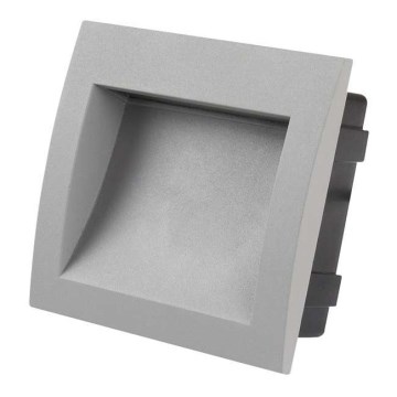 LED nakts iegremdēts gaismeklis BUILT-IN 1xLED/3W silti balts IP65