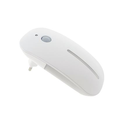 LED Nakts lampa ar sensoru LED/1W/230V balta