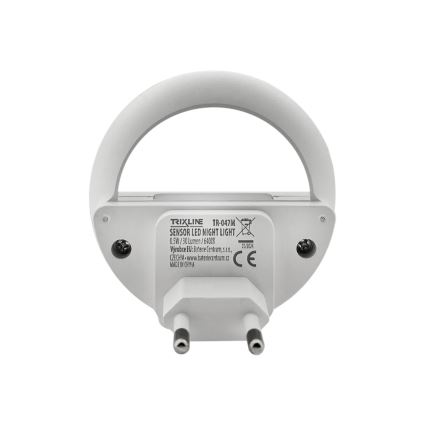 LED Nakts lampiņa ar krēslas sensoru LED/0,5W/230V balta