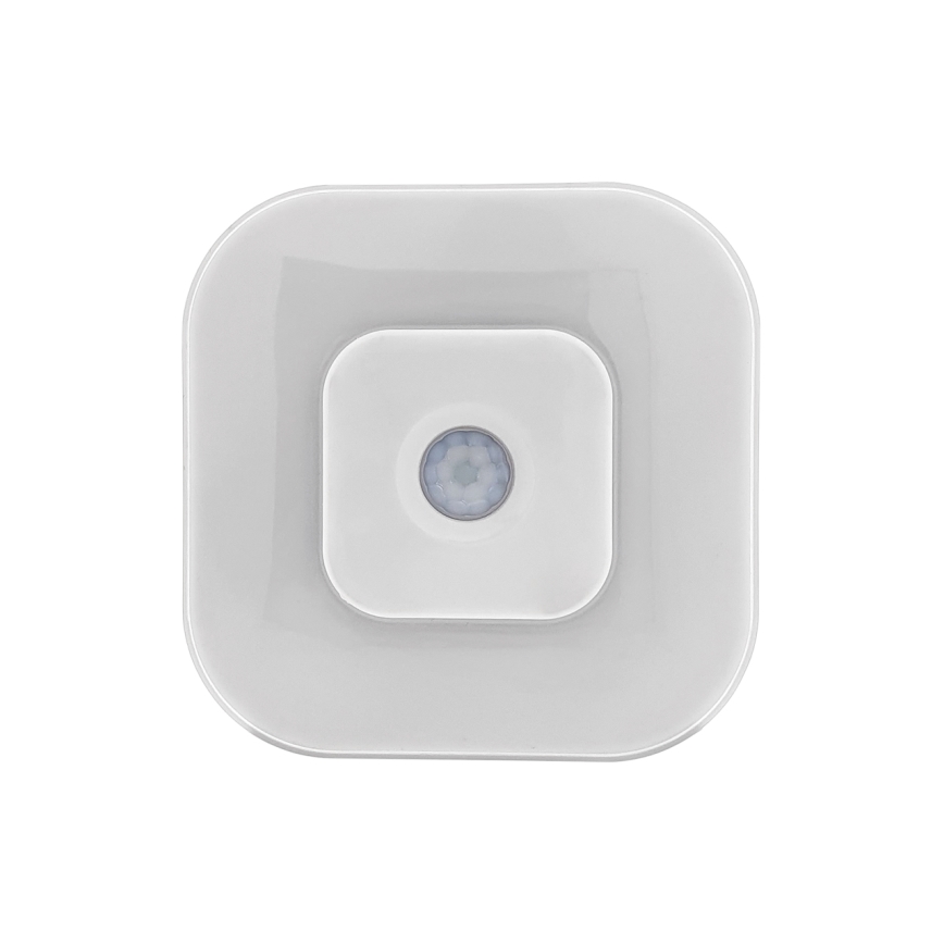 LED naktslampa ar sensoru LED/0,5W/4,5V 3xAAA, balta