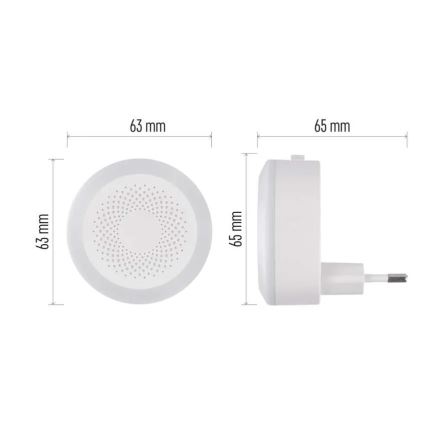 LED orientējošais gaismeklis kontaktligzdai LED/0,5W/230V