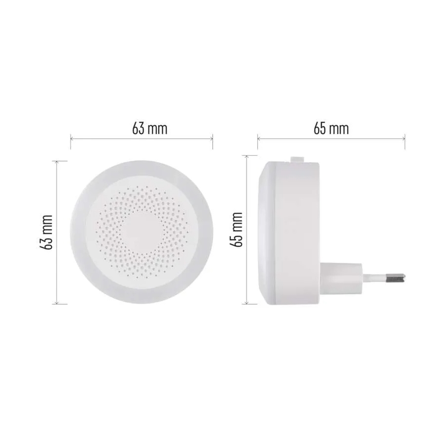 LED orientējošais gaismeklis kontaktligzdai LED/0,5W/230V