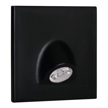 LED orientējošais gaismeklis MEFIS LED/0,7W/12V 4000 K melns