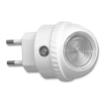 LED Orientēšanās kontaktligzdas lampa ar sensoru LED/1W/230V