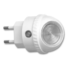 LED Orientēšanās kontaktligzdas lampa ar sensoru LED/1W/230V