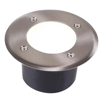 LED Pagalma lampa MIVO LED/3W/230V d. 12 cm IP67 matēts hroms