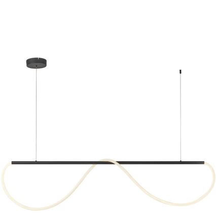 LED pakaramā lampa ar stiepli MELECA LED/36W/230V 3000/4000/6000K 160 cm melna