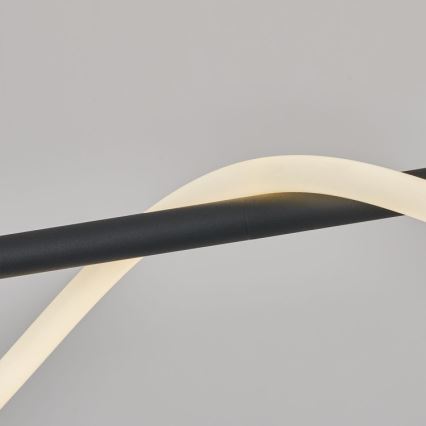 LED pakaramā lampa ar stiepli MELECA LED/36W/230V 3000/4000/6000K 160 cm melna