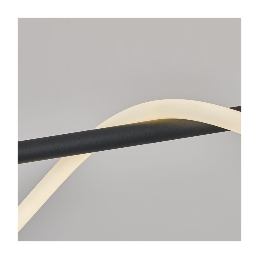 LED pakaramā lampa ar stiepli MELECA LED/36W/230V 3000/4000/6000K 160 cm melna