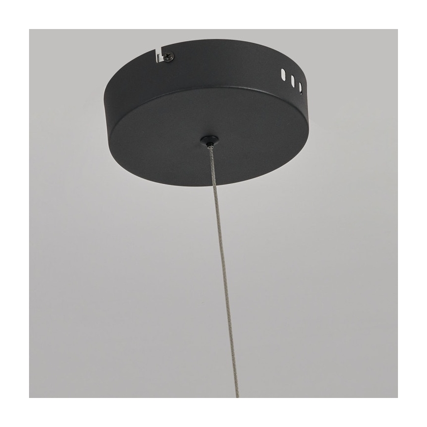LED pakaramā lampa ar stiepli MELECA LED/36W/230V 3000/4000/6000K 160 cm melna