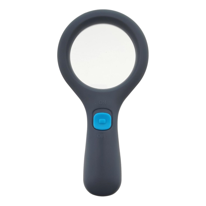 LED palielināmā lēca 3× ar LED apgaismojumu/3W/2×AAA IP22