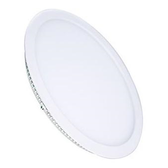 LED panel LED/6W/230V 3000/4000/6000K Ø 12 cm balts