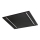 LED Panelis ALGINE LED/44W/230V 60x60 cm 4000K UGR<16, melna