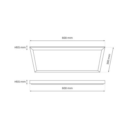 LED panelis LED/24W/230V 4000K