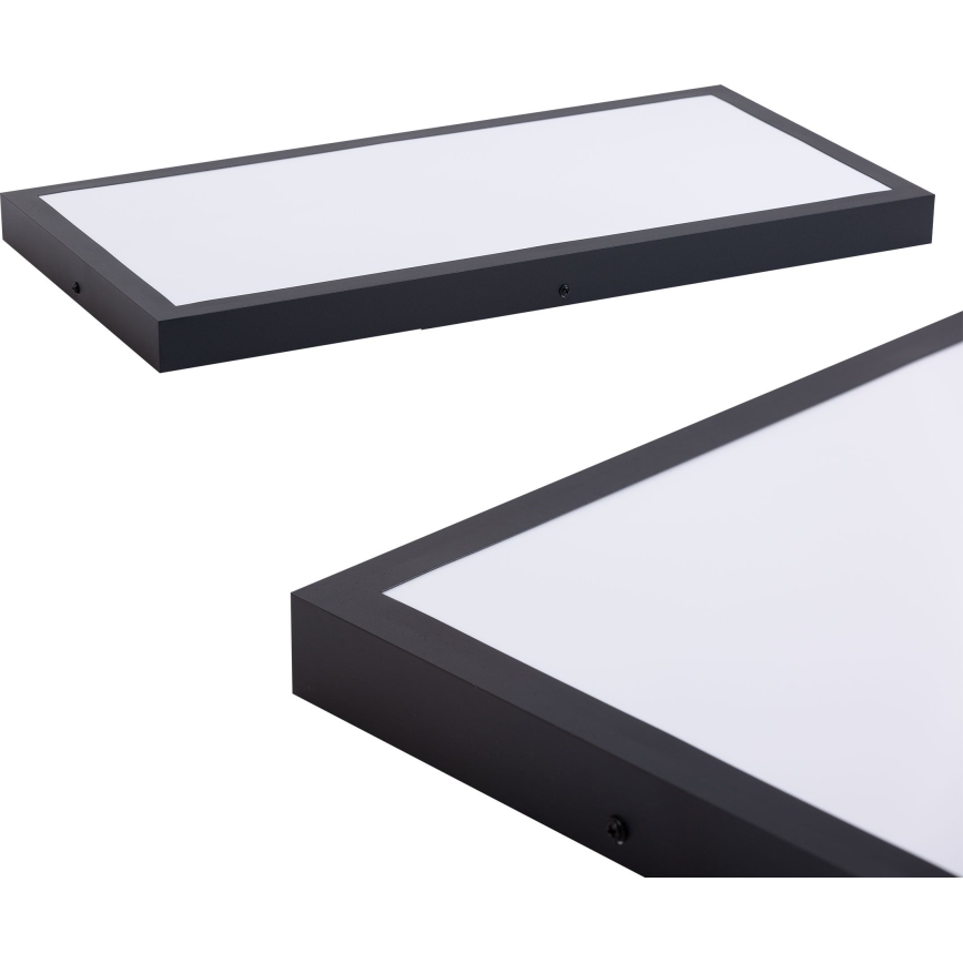 LED Panelis LED/36W/230V 4000K 30x60 cm melna