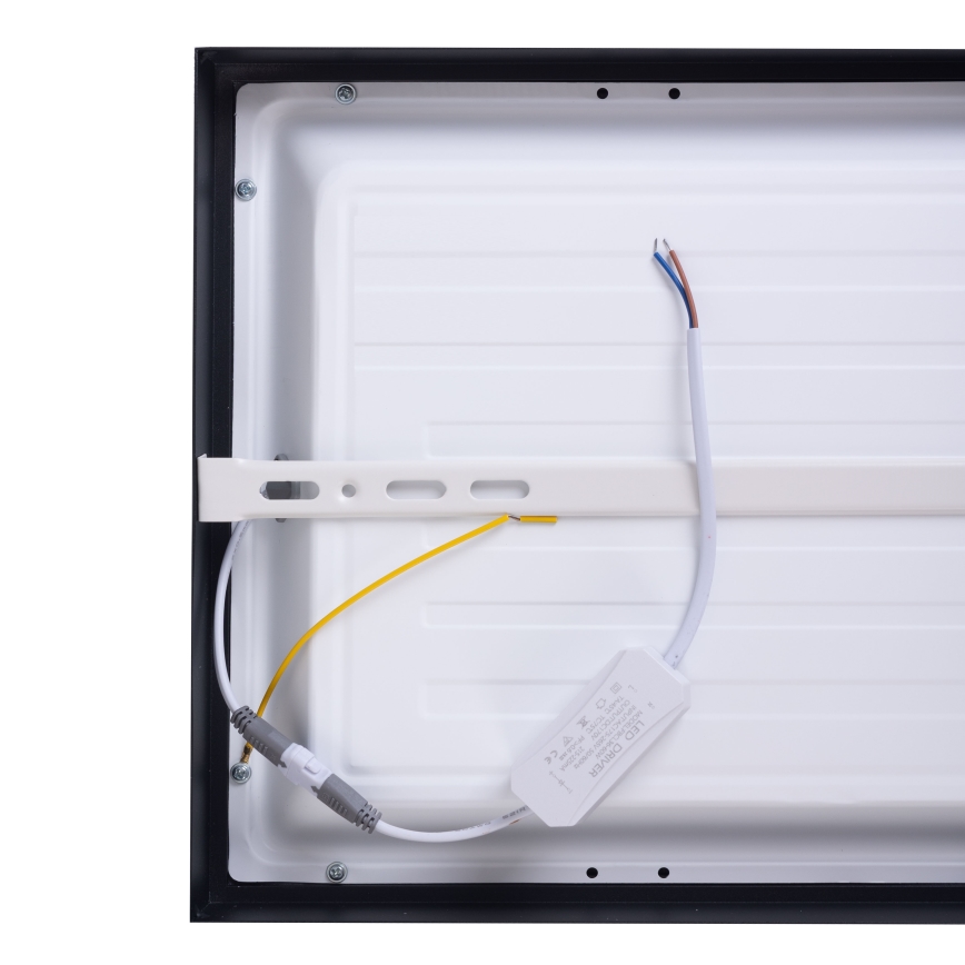 LED Panelis LED/60W/230V 4000K 30x120 cm melna