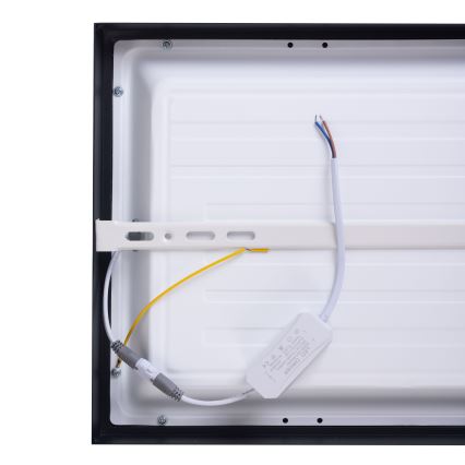 LED Panelis LED/60W/230V 4000K 60x60 cm melna