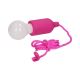 LED Pārnēsājama lampa LED/1W/3xAAA rozā