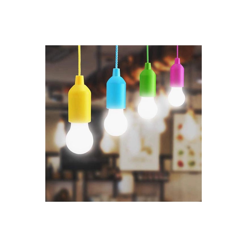 LED Pārnēsājama lampa LED/1W/3xAAA zila