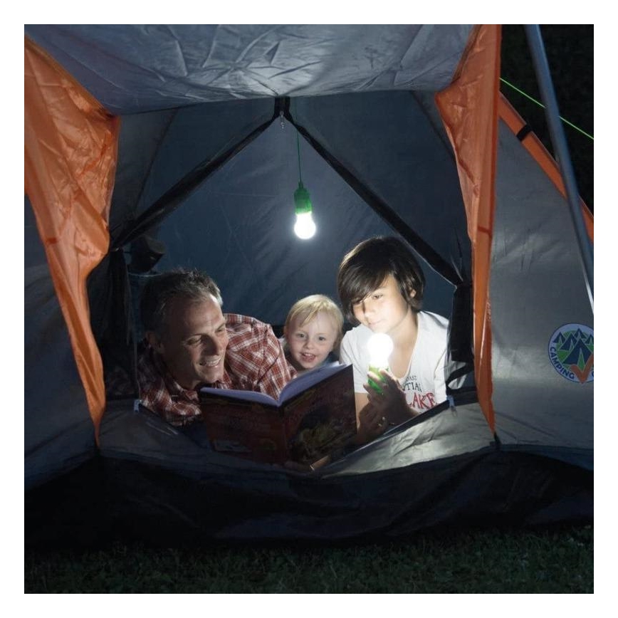 LED Pārnēsājama lampa LED/1W/3xAAA zila